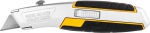 Нож металлический, с выдвижным трапециевидным лезвием, тип "А24", автозамена лезвий, JCB, JLC005