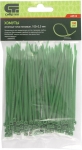 Хомуты 100 * 2,5 мм пластиковые зеленые 100 шт СИБРТЕХ 45510