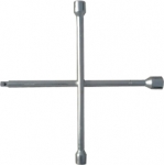 Ключ-крест баллонный, 17 х 19 х 21 мм, под квадрат 1/2", толщина 14 мм, СИБРТЕХ, 14258