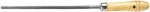 Напильник, 150 мм, круглый, деревянная ручка, СИБРТЕХ, 16123