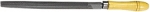 Напильник, 200 мм, полукруглый, деревянная ручка, СИБРТЕХ, 16326