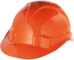 Каска защитная из ударопрочной пластмассы, оранжевая, СИБРТЕХ, 89113