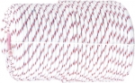 Фал плетёный полипр. 16-прядный с полипр. серд. 8 мм, бухта 100 м, 520 кгс, СИБРТЕХ, 93966