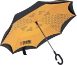 Зонт-трость Soft Touch обратного сложения эргономичная рукоятка с покрытием DENZEL69706