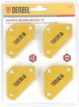 Набор из 4 магнитных фиксаторов для сварочных работ DENZEL 97555