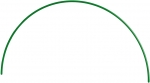 Дуга пластиковая для парника 2,2 м, d = 12 зеленая , PALISAD, 64432