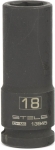 Головка ударная удлиненная шестигранная 18 мм 1/2" CrMo STELS 13945