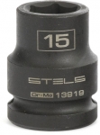 Головка ударная шестигранная 15 мм 1/2" CrMo STELS 13919