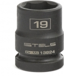 Головка ударная шестигранная 19 мм 1/2" CrMo STELS 13924