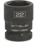 Головка ударная шестигранная 22 мм 1/2" CrMo STELS 13926