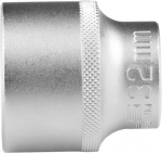 Головка торцевая 32 мм 12-гранная CrV под квадрат 1/2" хромированная STELS 13674