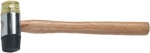 Молоток рихтовочный, бойки 35 мм, комбинированная головка, деревянная ручка, SPARTA, 108305