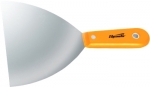 Шпательная лопатка стальная, 63 мм, полированная, пластмассовая ручка, SPARTA, 852365
