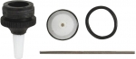 Комплект запасных частей для оловоудалителя (сопло, шток, поршень, прокладка), 4 шт, КОНТРФОРС, 199052