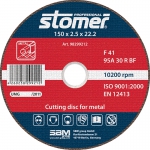 Диск отрезной CD-150, 150x2.5 мм, зерно 30, тип профиля диска 41, STOMER, 98299212