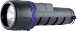 Фонарь LE-3220 "Ночной снайпер 2D" резиновый, 3 светодиода, ЯРКИЙ ЛУЧ, 4606400102045