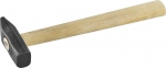 Молоток с деревянной ручкой, 500г, СИБИН, 20045-05
