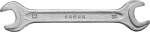 Ключ рожковый, оцинкованный, 13х14мм, СИБИН, 27012-13-14_z01