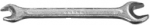 Ключ рожковый гаечный, белый цинк, 8х10мм, СИБИН, 27014-08-10