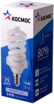Энергосберегающая лампа КЛЛ SPC 15Вт, E14, 4000К, трубка Т3, КОСМОС