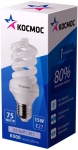 Энергосберегающая лампа КЛЛ SPC 15Вт, E27, 4000К, трубка Т3, КОСМОС