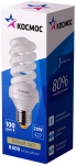 Энергосберегающая лампа КЛЛ SPC 20Вт, E27, 2700К, трубка Т3, КОСМОС