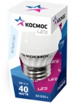 Светодиодная лампа LED GL45 Е27, 3Вт, 230v, 4500K, шарик, КОСМОС