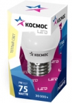 Светодиодная лампа LED GL45 Е27, 7Вт, 230v, 3000K, шарик, КОСМОС