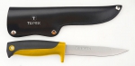 Нож универсальный с кожанным чехлом, TOPEX, 98Z103