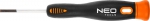 Отвертка шлицевая прецизионная, 2,5 x 40 мм, CrMo, NEO, 04-083