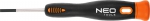 Отвертка шлицевая прецизионная, 3,0 x 40 мм, CrMo, NEO, 04-084