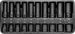 Головки сменные ударные 1/2" 10-24 мм набор 20 шт NEO 84-241