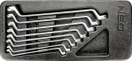 Ключи накидные изогнутые 6 - 22 мм 8 шт NEO 84-233