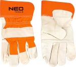 Перчатки рабочие спилок размер 10.5" NEO 97-602