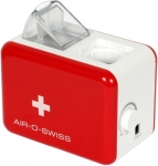 Увлажнитель воздуха ультразвуковой AOS U7146 Swiss Red Special Edition, 15 Вт, красный, BONECO, НС-0070641