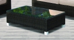 Столик кофейный со стеклом МАЛАГА, 100 х 45 см, ROTANG-LUX, MLSOK100