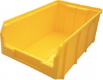 Пластиковый ящик, 234 х 149 х 121 мм, СТЕЛЛА, V-2 3,8 литр, желтый