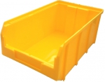 Пластиковый ящик, 341 х 207 х 143 мм, СТЕЛЛА, V-3 9,4 литр, желтый