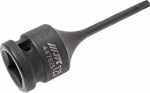 Головка торцевая ударная TORX 1/2" х T25, 78 мм, JTC, JTC-447825