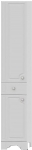Шкаф-колонна на ножках правый 36 см ящики + дверь белый глянец , Dorff, M95CSR0366WG