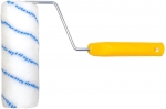 Валик нейлоновый, белый с синими полосами, ворс 12 мм, 6 х 40 х 180 мм, FLY, 27-180