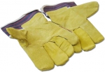 Перчатки комбинированные,кожаные из спилка с тиснением р-XL SANTOOL 070126-001