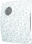 Вентилятор осевой вытяжной с обратным клапаном D 100 декоративный DICITI PARUS 4C white design