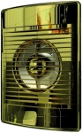 Вентилятор осевой вытяжной с обратным клапаном D 100 декоративный DICITI STANDARD 4C Gold
