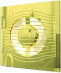 Вентилятор осевой вытяжной с обратным клапаном D 100 декоративный DICITI SLIM 4C Gold