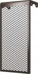 Декоративный металлический экран на радиатор четырехсекционный коричневый EVECS 4 ДМЭР кор