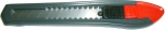 Нож 18 мм, сегментный пластиковый корпус SKRAB 26711