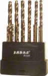 Сверла по металлу 2,0-8,0 мм 13 шт кобальтовое покрытие SKRAB 30132