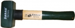 Кувалда кованая 2000 г с деревянная ручкой зеленая SKRAB 20184