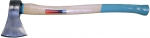 Топор 1250 г кованый с деревянной ручкой зеленый SKRAB 20331